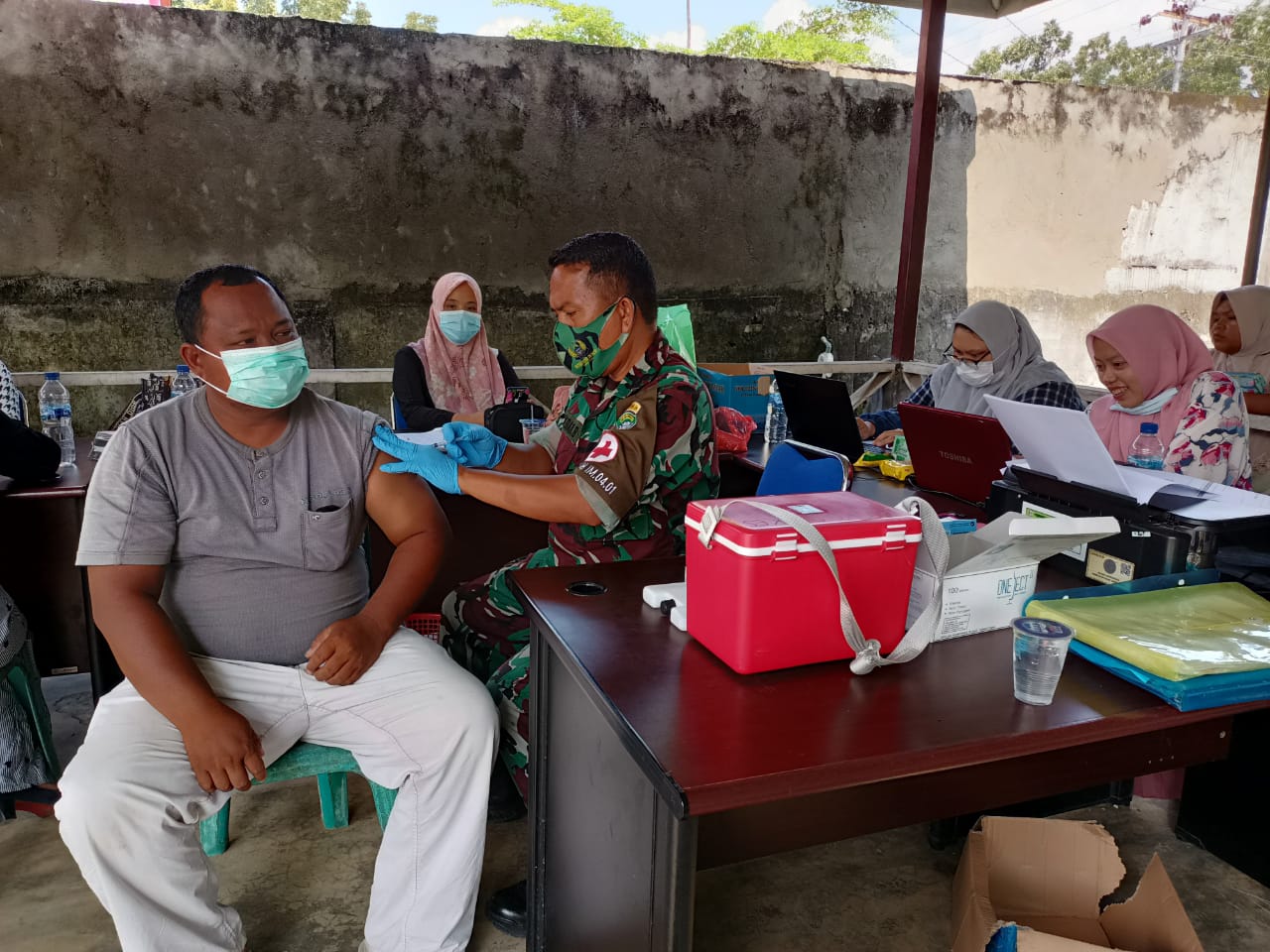 Kodim 0108/Agara Terus Kebut Vaksinasi Percepat Target Capaian