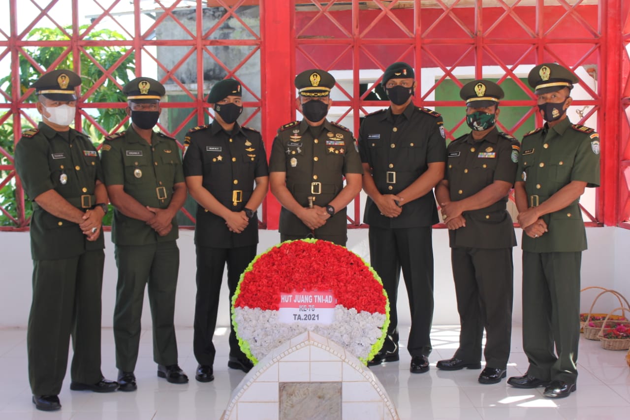 Peringati Hari Juang TNI AD, Kodim 0107/Aceh Selatan Gelar Ziarah di Makam Pahlawan