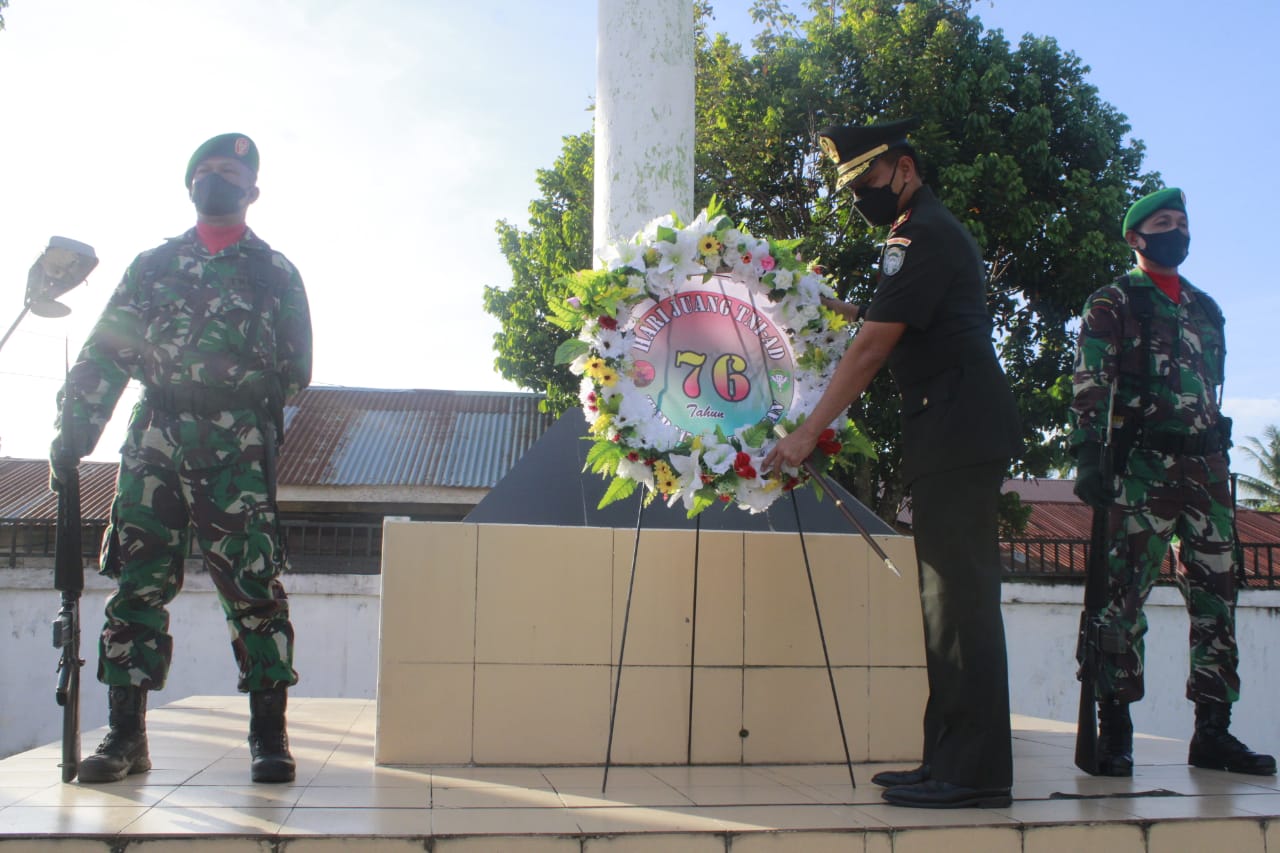 Sambut Hari Juang Kartika TNI – AD Ke 76 Kodim 0108/Agara Gelar Ziarah Ke TMP