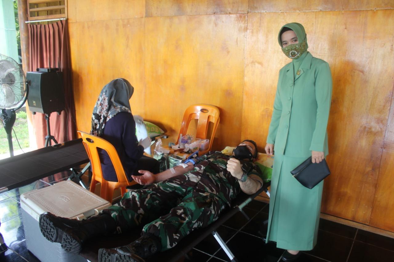 Hari Juang Kartika Ke -76 Kodim Aceh Jaya Gelar Bhakti Sosial Donor Darah