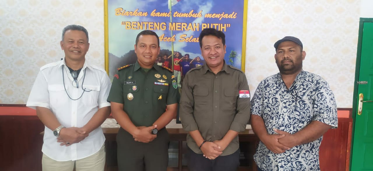 Audiensi ke Kodim 0107 Aceh Selatan, Dandim Harap RAWAT Aceh Menjadi Media Sosialisasi Program Ketahanan Pangan