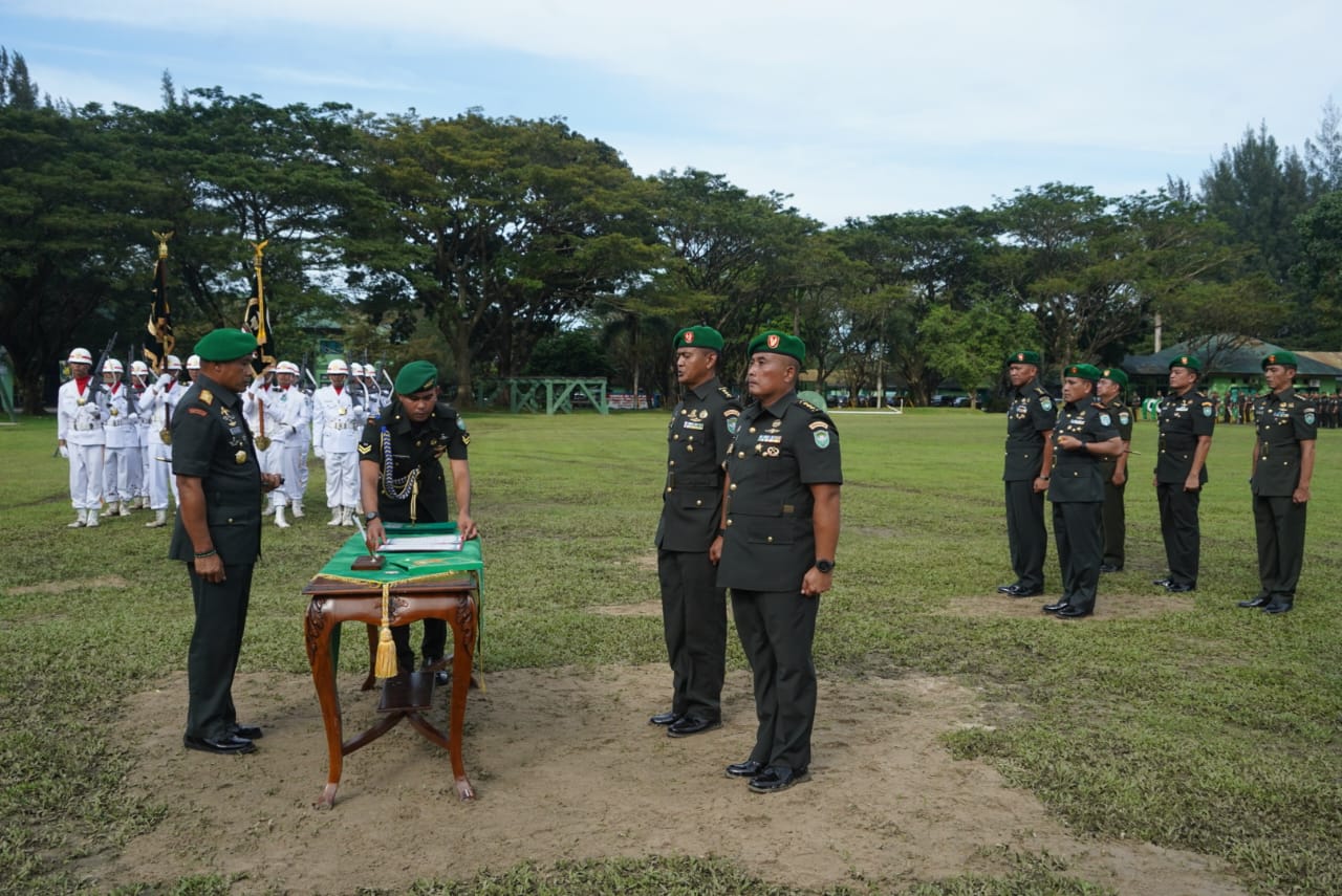 Pangdam IM Pimpin Sertijab Dan Acara Tradisi Pejabat Kodam IM