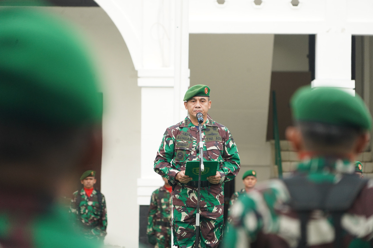 Upacara Bendera Senin Makodam IM