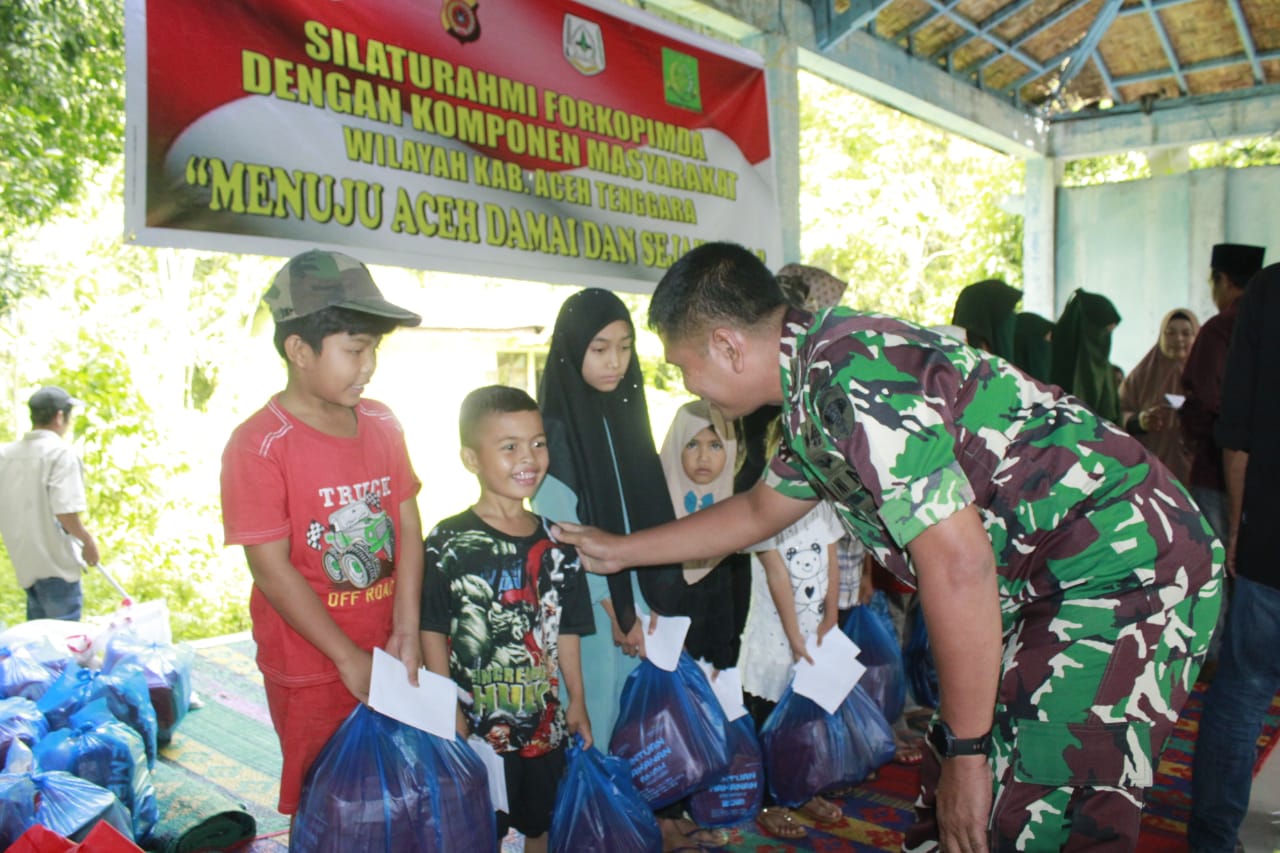 Dandim 0108/Agara Bersama Forkopimda Gelar Silaturahmi Dengan Komponen Masyarakat Di Wilayah Agara