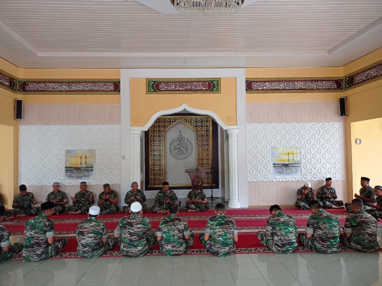 Sambut Tahun Baru, Kodim Pidie Selenggarakan Yasinan Dan Doa Bersama
