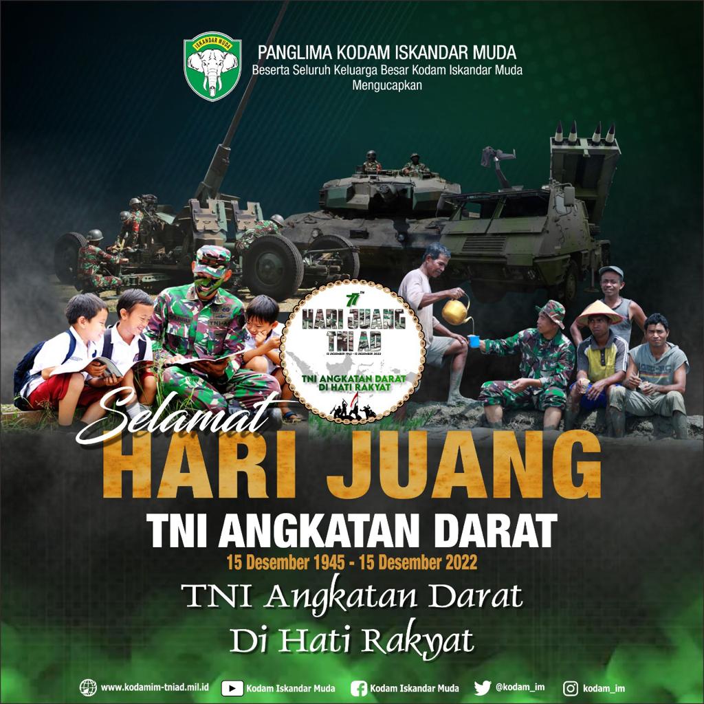 Selamat Hari Juang TNI Angkatan Darat