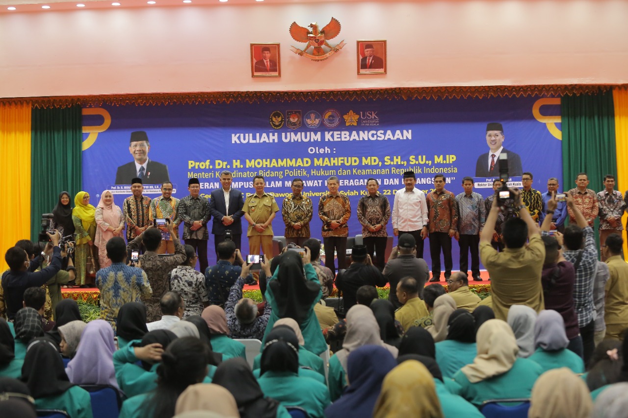 Kasdam IM Hadiri Kuliah Umum Kebangsaan