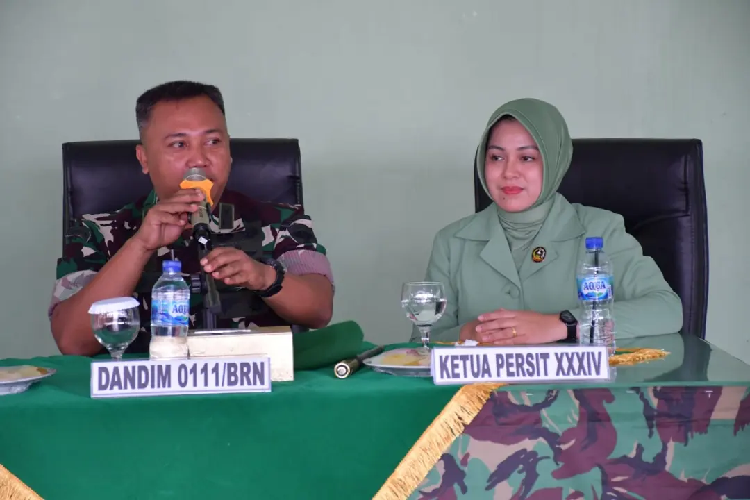 Dandim 0111/Bireuen Laksanakan Tatap Muka Dan Berikan Arahan Kepada Seluruh Personel Serta Persit KCK Cabang XXXIV Dim Bireuen