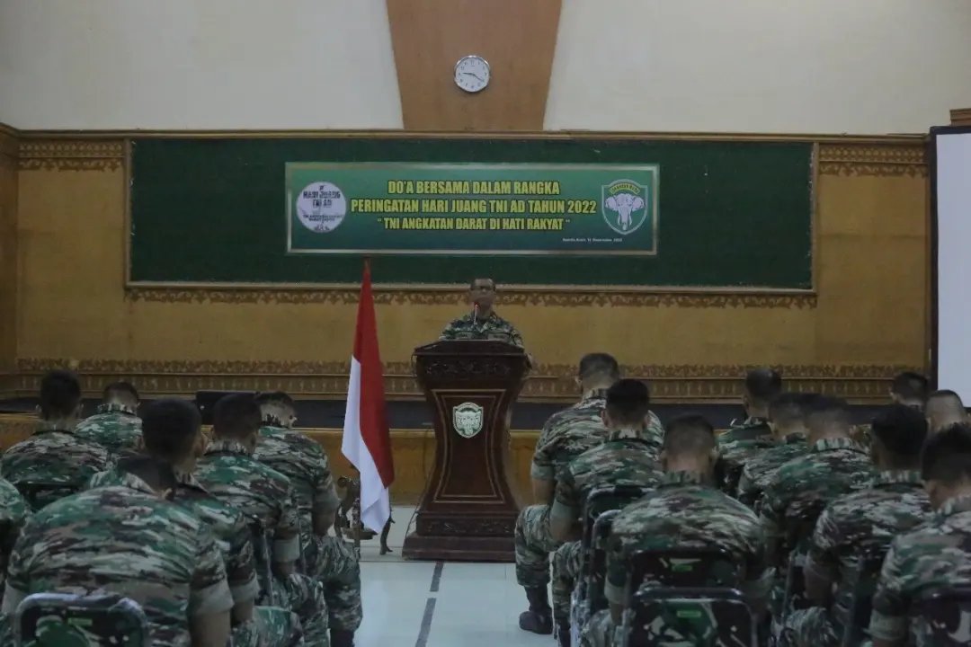 Umat Kristiani Kodam IM Gelar Doa Bersama
