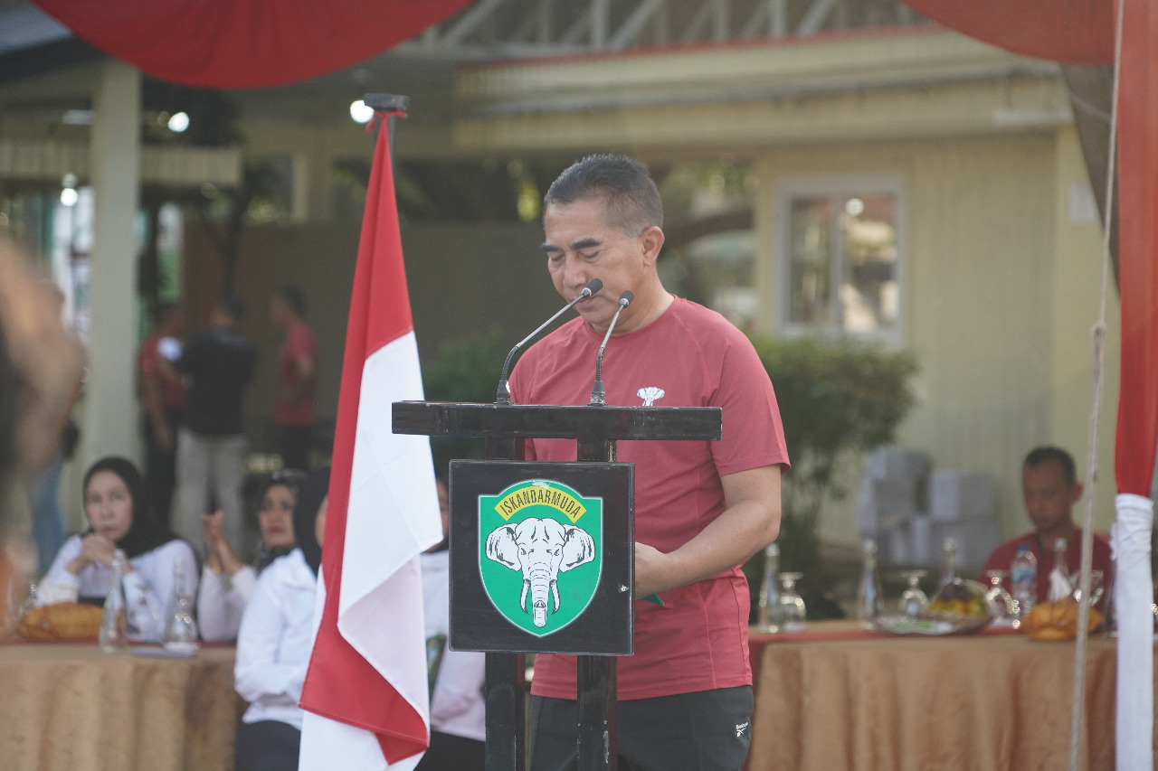 Kasdam IM Buka Turnamen Bola Basket Pangdam IM Cup 2022