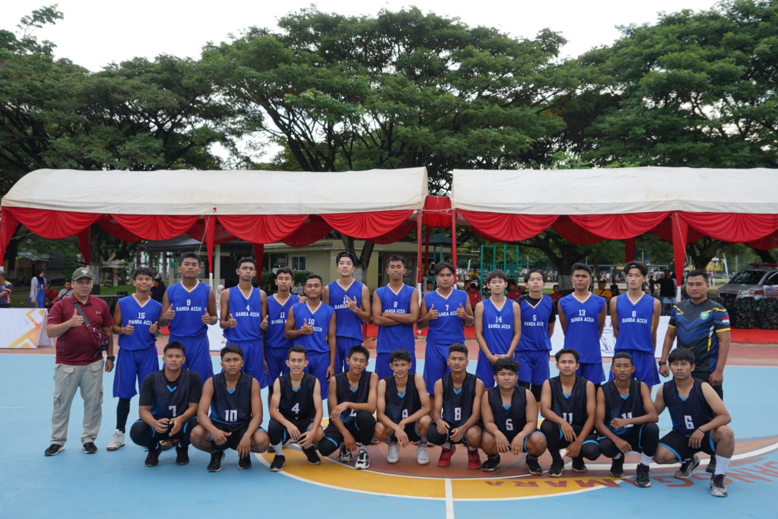 Pertandingan Lanjutan Basket Pangdam IM Cup Putra Dan Putri