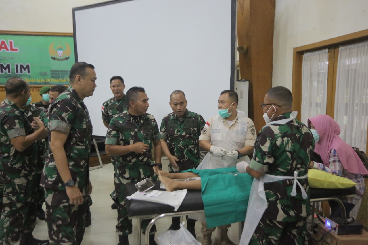 Kasdam IM Hadiri Kegiatan Bhaksos Sunatan Massal