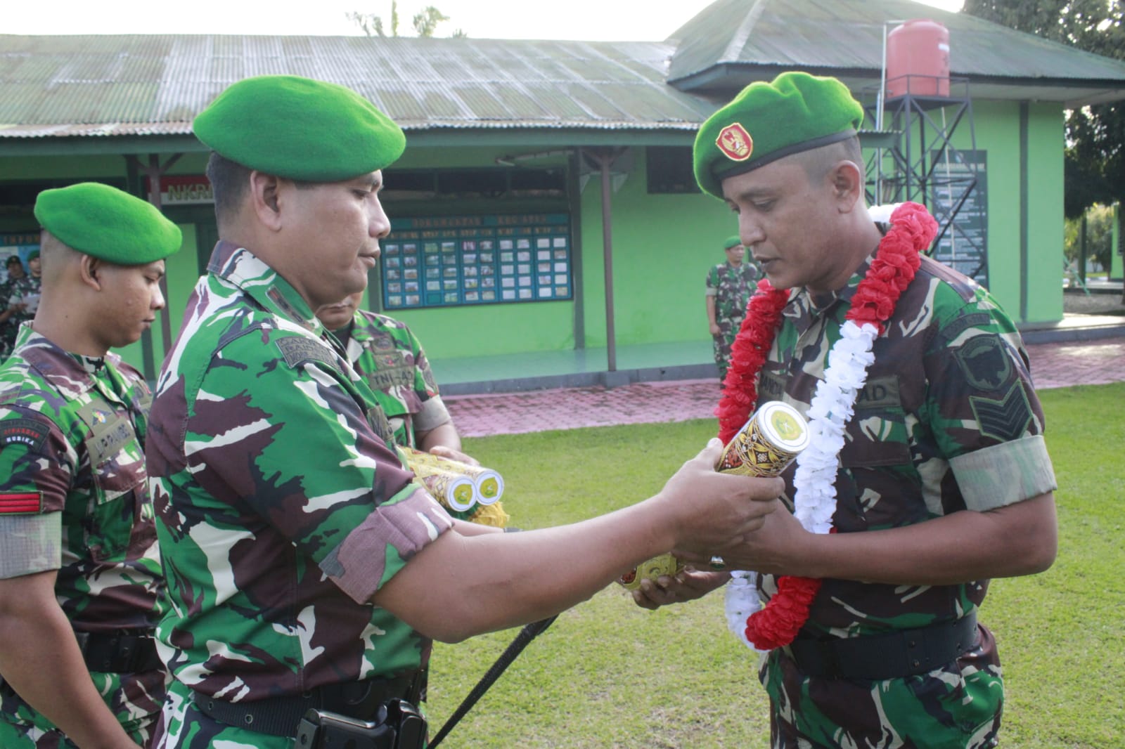 Kodim 0108/Agara Gelar Acara Penyambutan Kepulangan Personil Satgas Apter