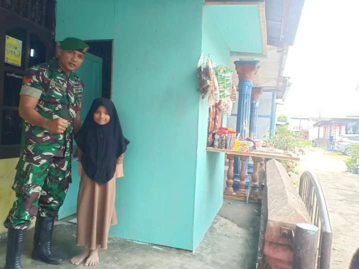 Sungguh Mulia, Koptu Ismail Bangun Kios untuk Nazwa