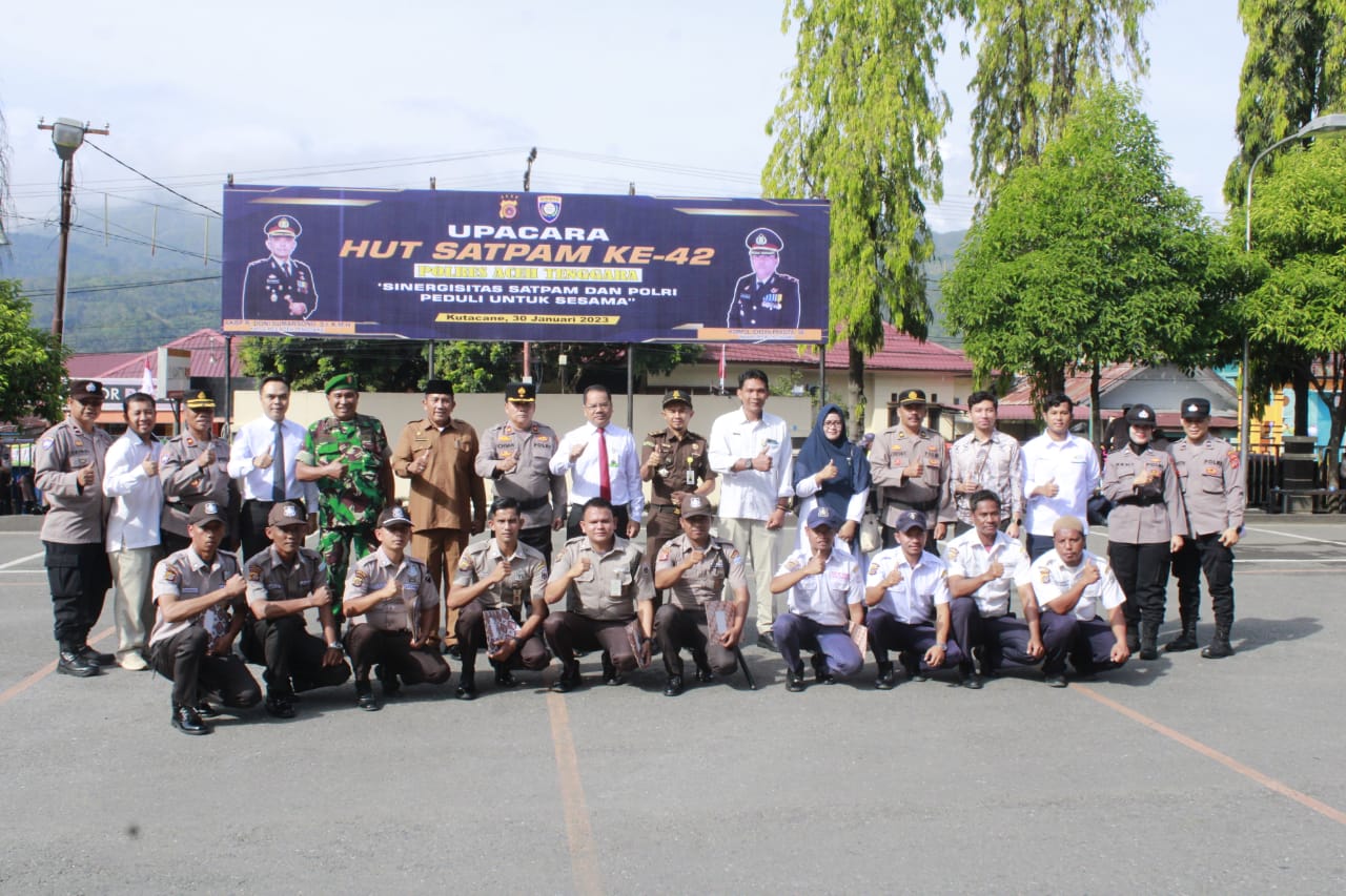 Pasi Intel Kodim 0108/Agara Hadiri Upacara HUT Satpam Ke – 42