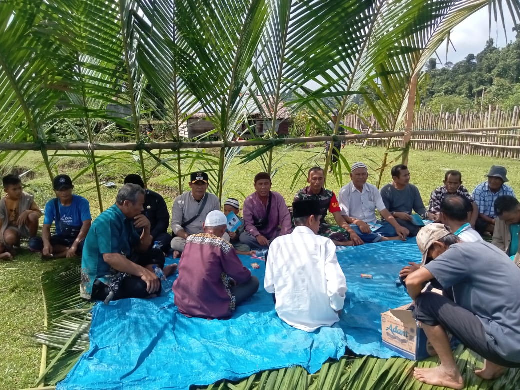 Babinsa Koramil 05/Simbar Hadiri Do’a Bersama Kenduri Blang Di Desa Binaan