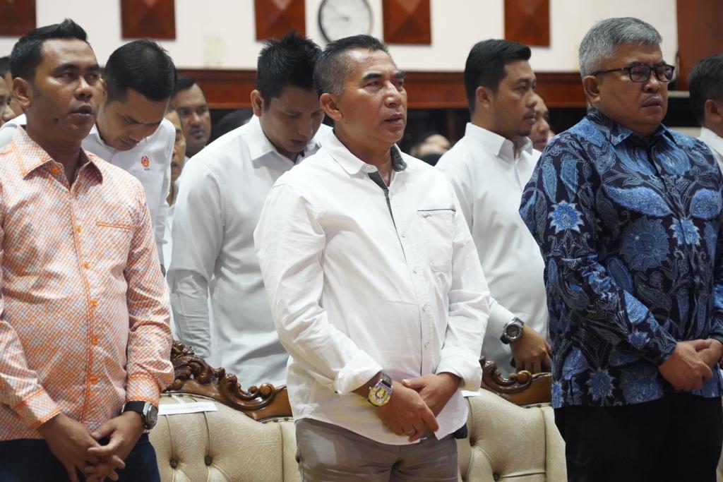 Kasdam IM menghadiri pelantikan Komite Olahraga Nasional Indonesia (KONI) Aceh.