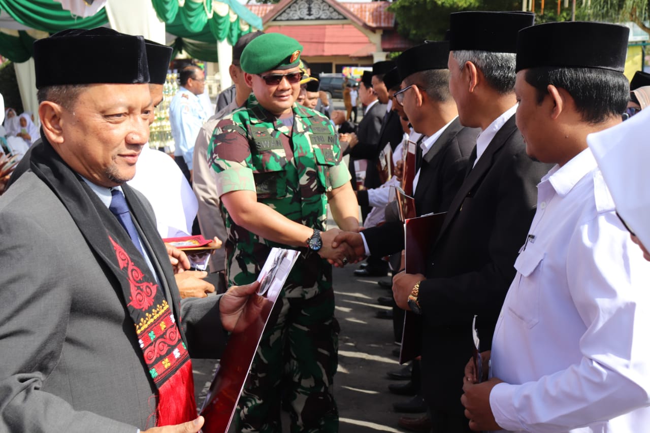 KASDIM 0106/ATENG UCAPKAN SELAMAT HARI AMAL BAKTI (HAB) KE-77.