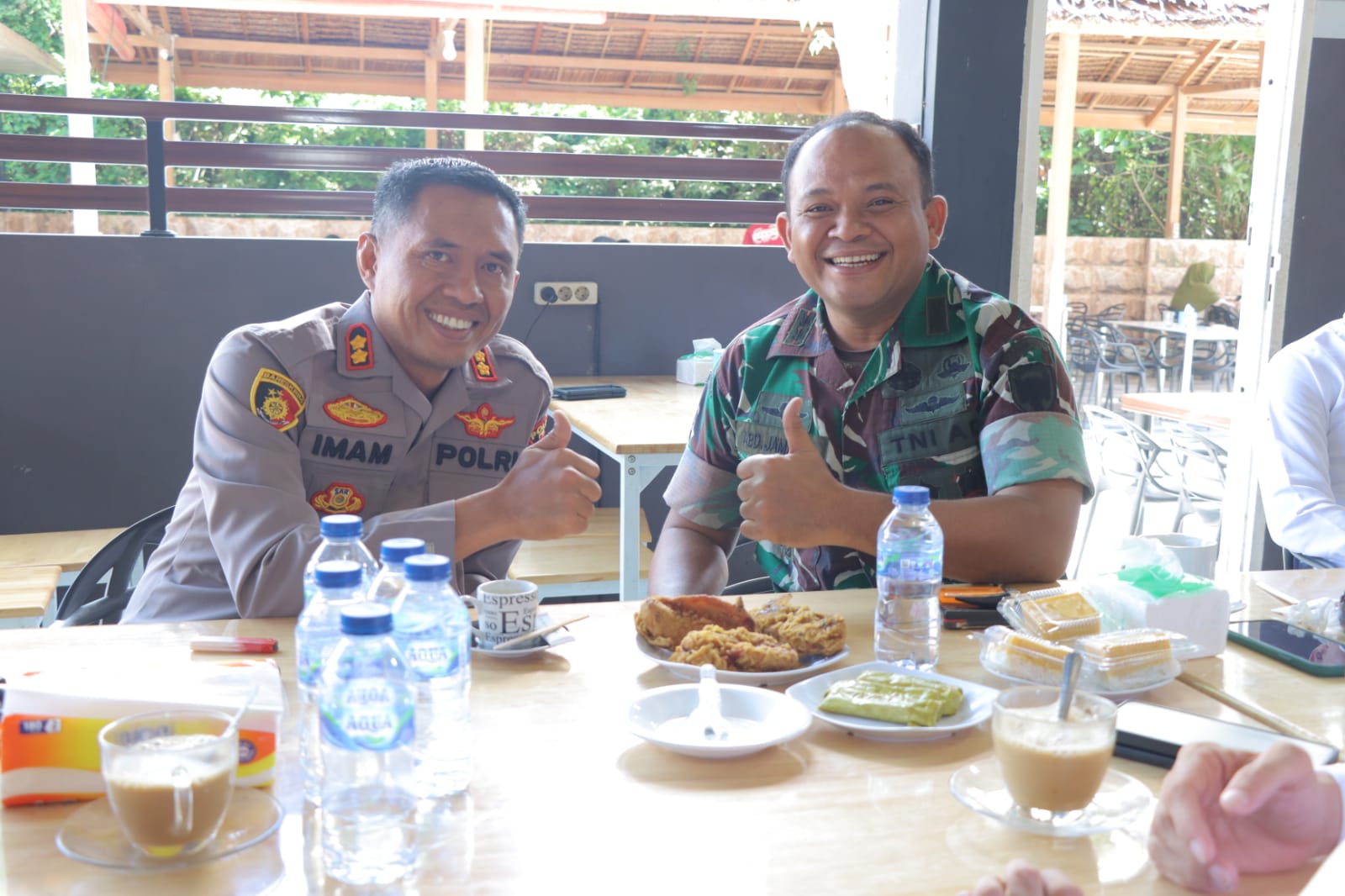 Tingkatkan Sinergitas TNI-Polri, Dandim Gelar Cofee Morning Dengan Kapolres Pidie