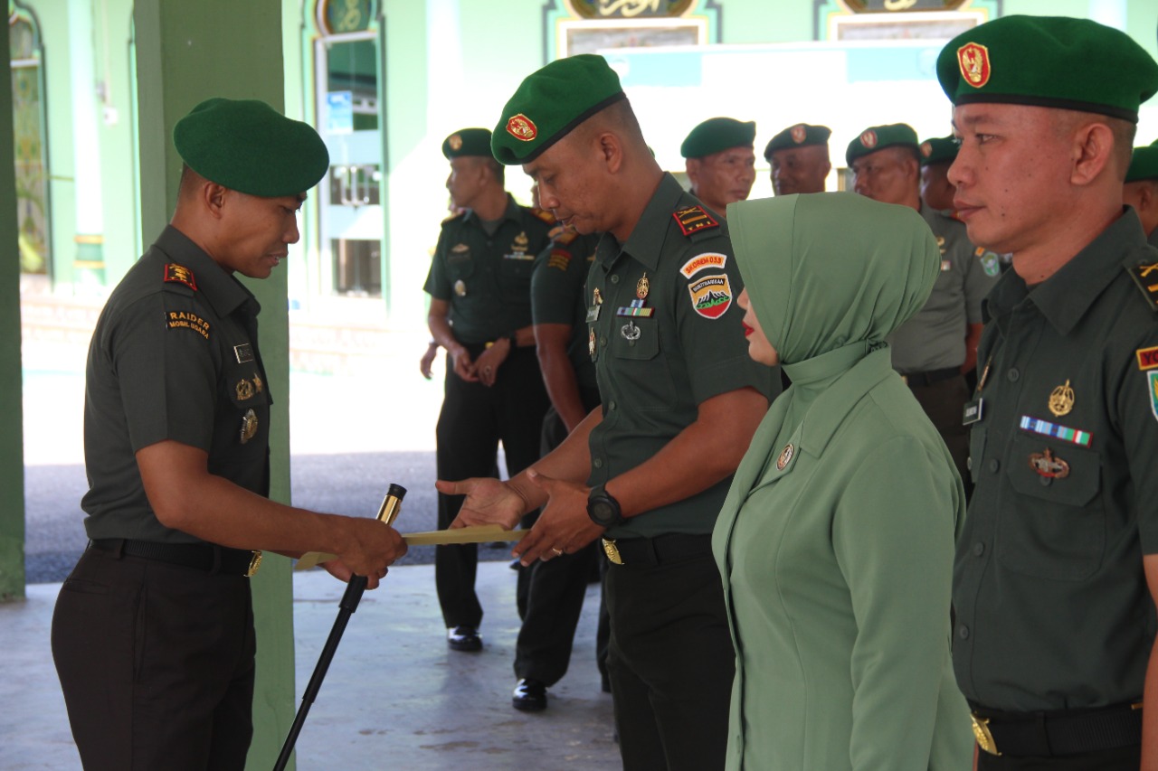 Dandim 0104/Atim Pimpin Langsung Acara Tradisi Pelepasan Personel