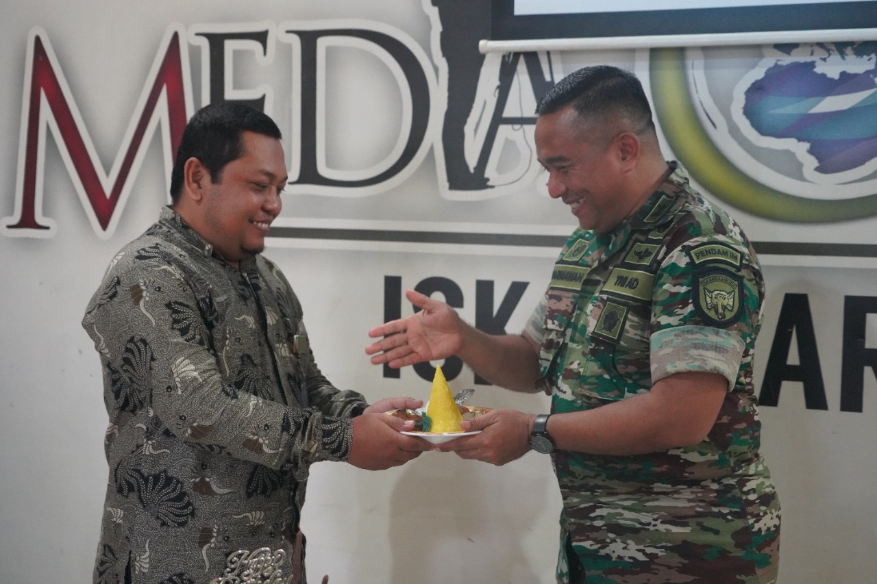 Pendam IM Gelar Syukuran Peringatan HUT Ke-72 Penerangan TNI Angkatan Darat.