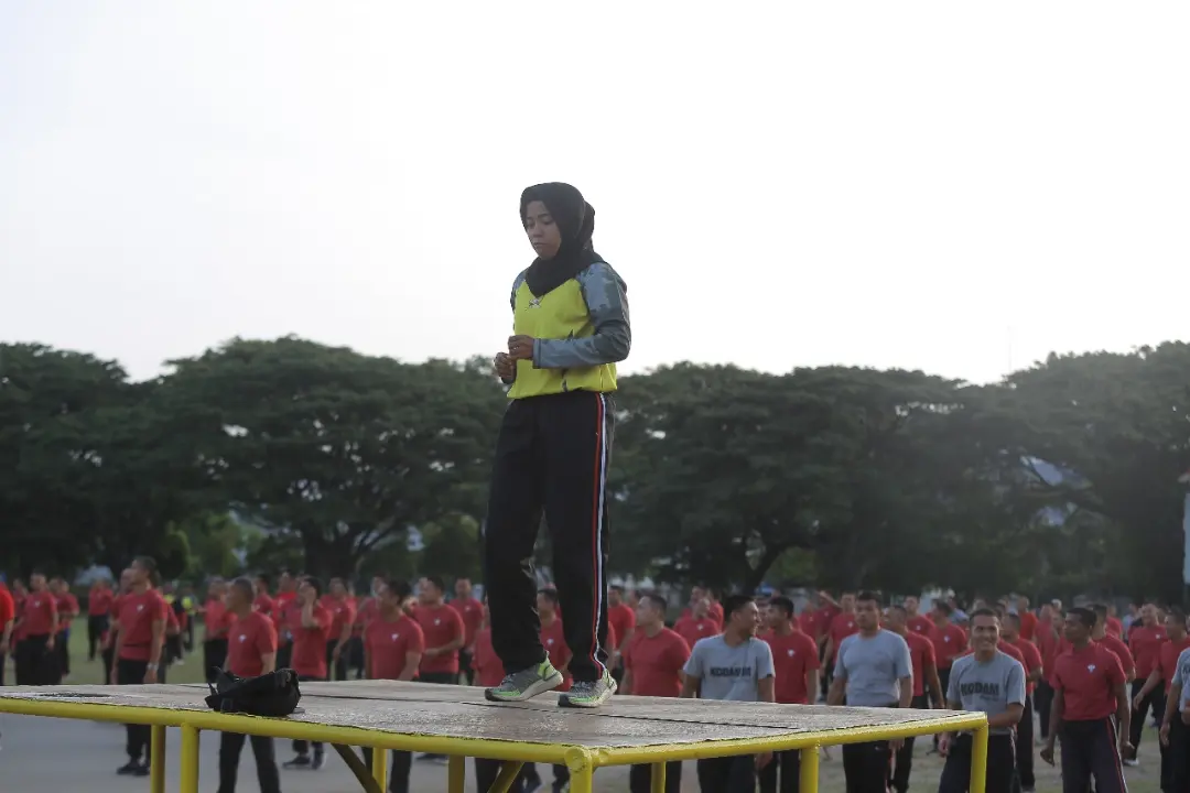 Jaga Kebugaran, Kasdam IM pimpin olah raga Bersama dengan Prajurit Se-garnizun Kota Banda Aceh