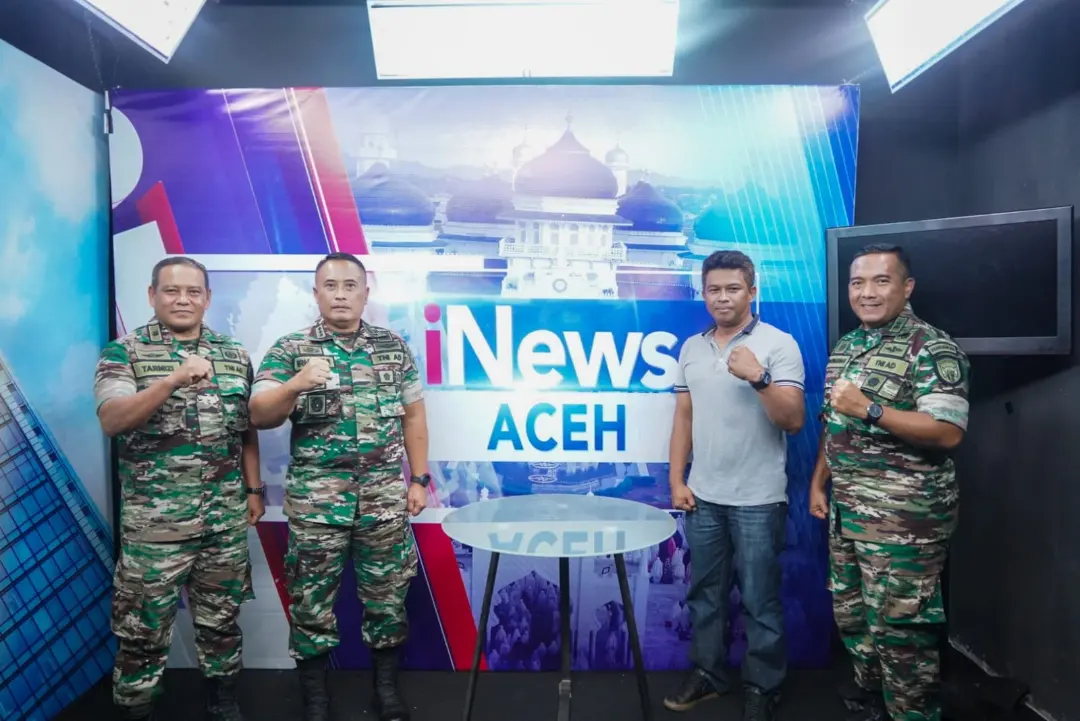 Kapendam IM Kolonel Inf Irhamni Zainal., S.I.p., M.Si melaksanakan Silaturrahmi dengan I Nesw Aceh.