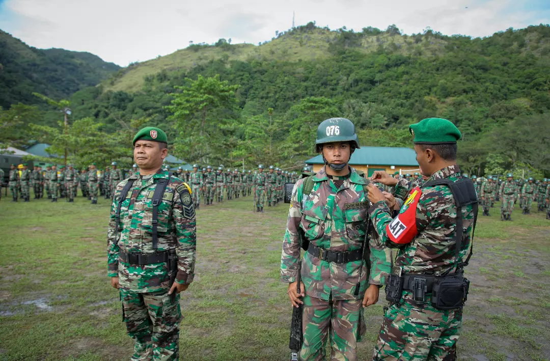Danrindam Iskandar Muda Resmi Buka Latihan Berganda Siswa Dikmaba TNI AD TA. 2022