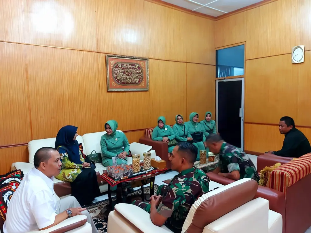 Dandim 0103/Aut Berkunjung dan Silaturahmi ke Kancab Bulog Lhokseumawe
