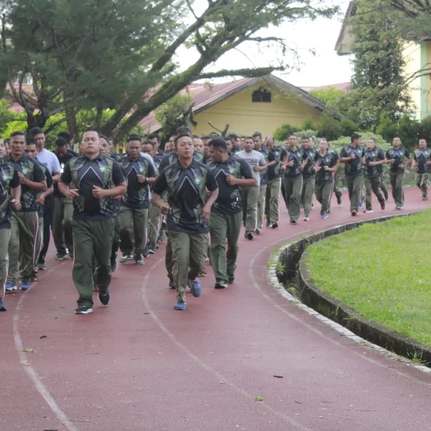 Jaga Stamina Tetap Prima Kodim 0108/Agara Laksanakan Olah Raga