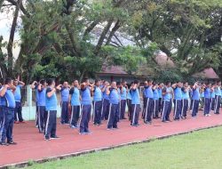 Personil Kodim 0108/Agara Laksanakan Pembinaan Fisik