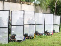 Mengasah Kemampuan Prajurit, Kodim 0107/Aceh Selatan Gelar Latihan Menembak TW I Ta 2023