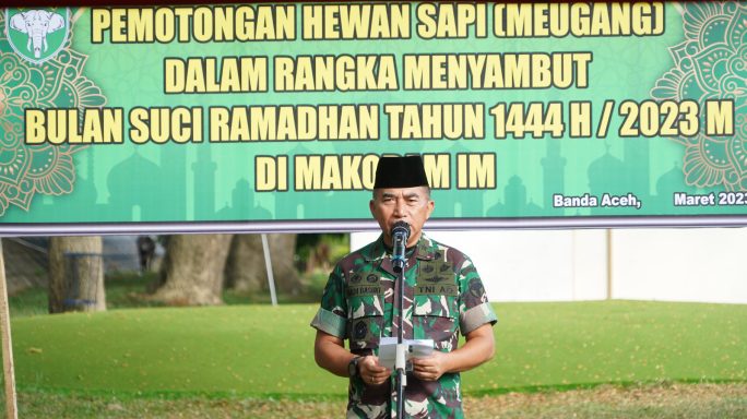 Penyerahan Sapi untuk tradisi Meugang dalam rangka menyambut Bulan Suci Ramadhan 1444 H tahun 2023.