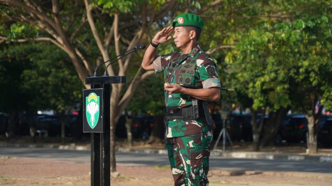 Pangdam IM Mayor Jenderal TNI Novi Helmy Prasetya, S.I.P, M.I.P pimpin Upacara Mingguan di Lapangan Blang Padang Banda Aceh