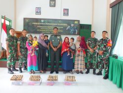 Kodim 0117/Aceh Tamiang Salurkan Bantuan Nutrisi Dari KASAD Untuk Anak Stunting