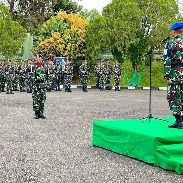 Pomdam IM Gelar Upacara Bendera Hari Senin