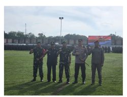 Pangdam IM pimpin Apel Gelar Pasukan dalam rangka pengamanan Kunker Presiden Republik Indonesia Bpk. Ir. H. Joko Widodo di Wilayah Lhokseumawe Prov, Aceh.