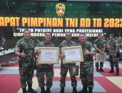 Raih Prestasi yang Membanggakan, Hubdam IM dan Zidam IM Terima Penghargaan dari Kasad