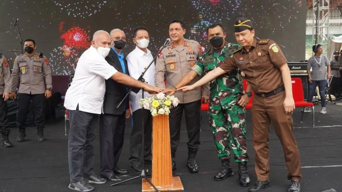 Bersama Forkopimda Aceh, Pangdam IM Ikut Membuka Bhayangkara Seulawah Expo 2022