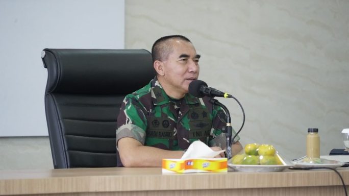 Kasdam IM Pimpin Rapat Festival Merah Putih