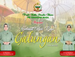 Ketua, Wakil Ketua dan Pengurus Persit Kartika Chandra Kirana Daerah Iskandar Muda mengucapkan “Selamat Hari Raya Galungan”