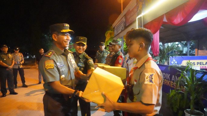 Kunjungan Pangdam IM ke Pos pengamanan Hari Raya Idul Fitri 1444 H/2023 M.
