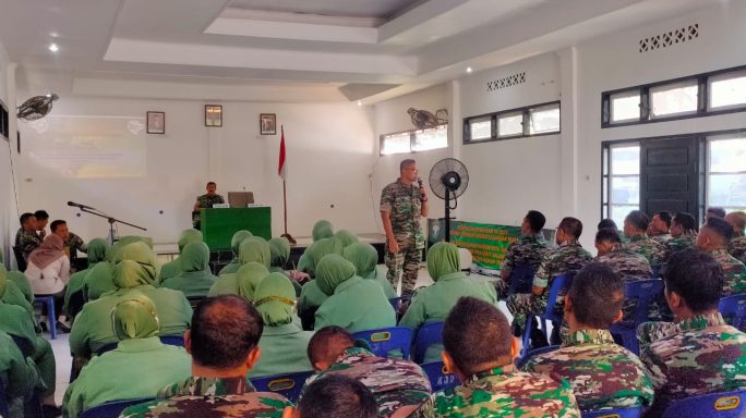 Tingkatkan Wawasan dan Taat Hukum, Anggota Kodim 0102/Pidie Terima Penyuluhan Hukum Dari Kumdam IM
