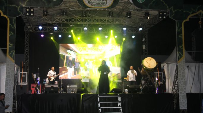 Semarak Ramadhan Kodam IM hari Ke empat Menampilkan Para Peserta Festival Band Religi