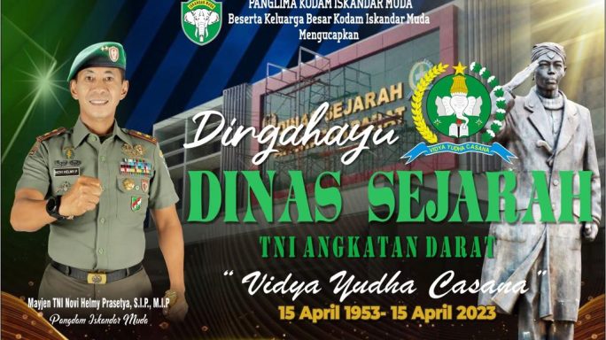 Dirgahayu Dinas Sejarah TNI Angkatan Darat