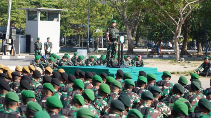 Pangdam IM pimpin Upacara Bendera Bulanan tanggal 17 April 2023 di lapangan Blang Padang Banda Aceh