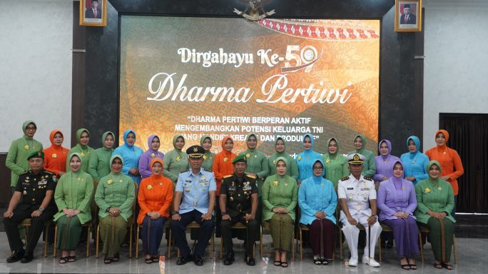 Pangdam IM menghadiri acara peringantan HUT Ke -59 Dharma Pertiwi