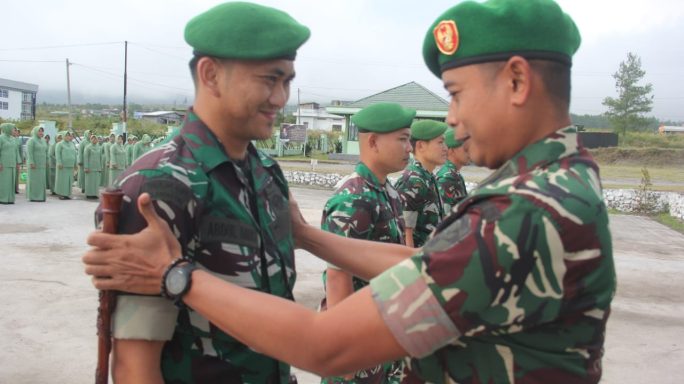 32 Prajurit Kodim 0119/BM Naik Pangkat 1 April 2023