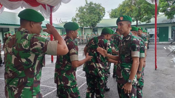 Jernihkan Hubungan Harmonis, Dandim 0105/Abar Letkol Inf Muhammad Syafii Nasution Halal Bihalal Dengan Para Prajurit