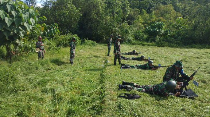 Kodim 0116/Nagan Raya Laksanakan Menembak Senapan TW II 2023
